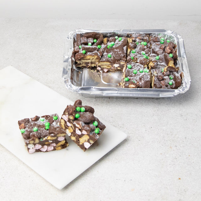 Mint Rocky Road Tray