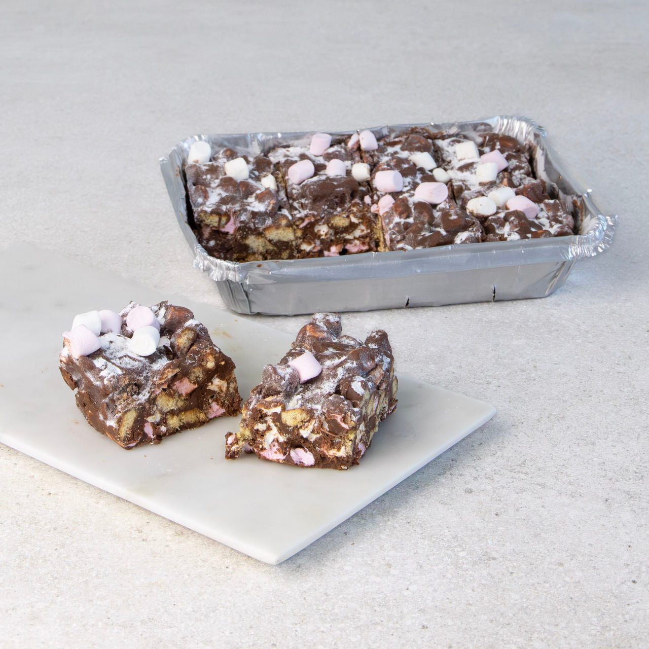 Mrs B’s rocky road tray